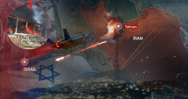 İran’dan İsrail’e ağır darbe: Mossad merkezi alev alev yanıyor