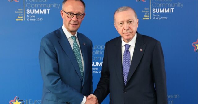 Cumhurbaşkanı Erdoğan, Almanya Başbakanı ile görüştü