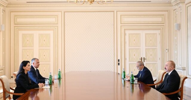İlham Aliyev Gürcistan’ın Ekonomi ve Sürdürülebilir Kalkınma Bakanı’nı kabul etti