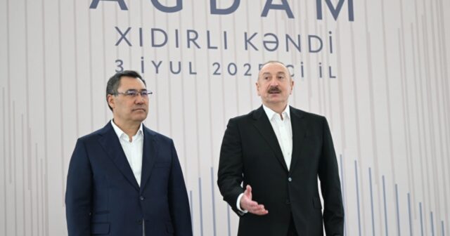 Cumhurbaşkanı İlham Aliyev: “Büyük Dönüş Programı sırasında kardeş ülkelerin yardımı değerlidir”